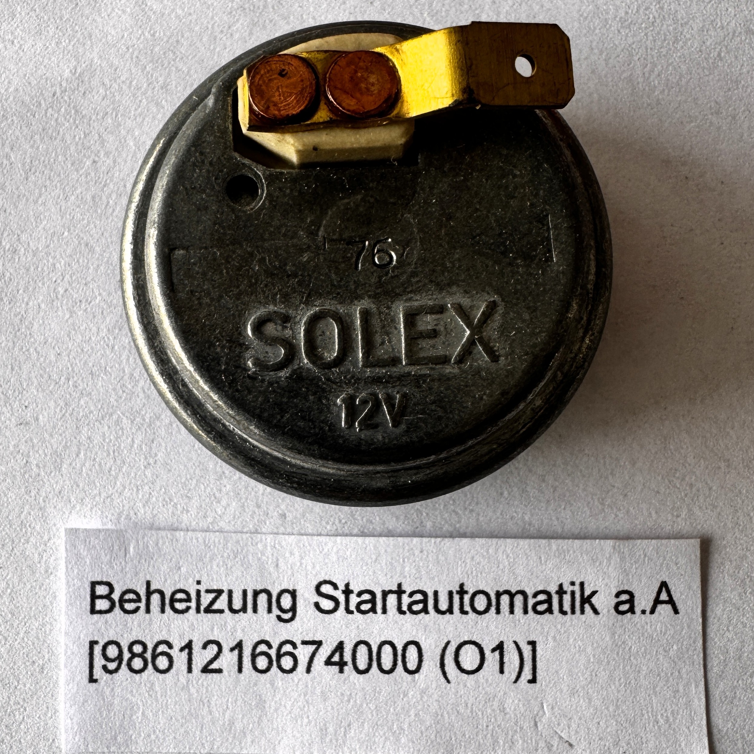 Beheizung Startautomatik a.A
