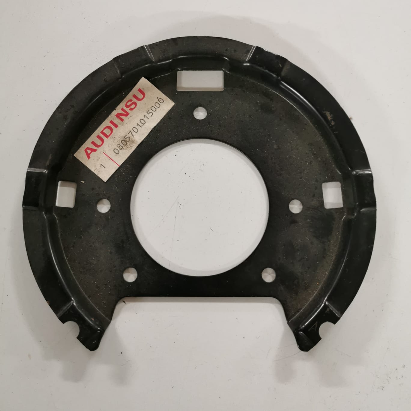 Brake shoe support plate new version.