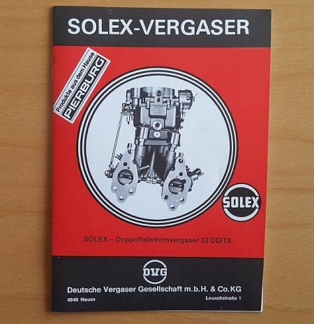 Solex Vergaser 32DDITS Funktionsbeschr.